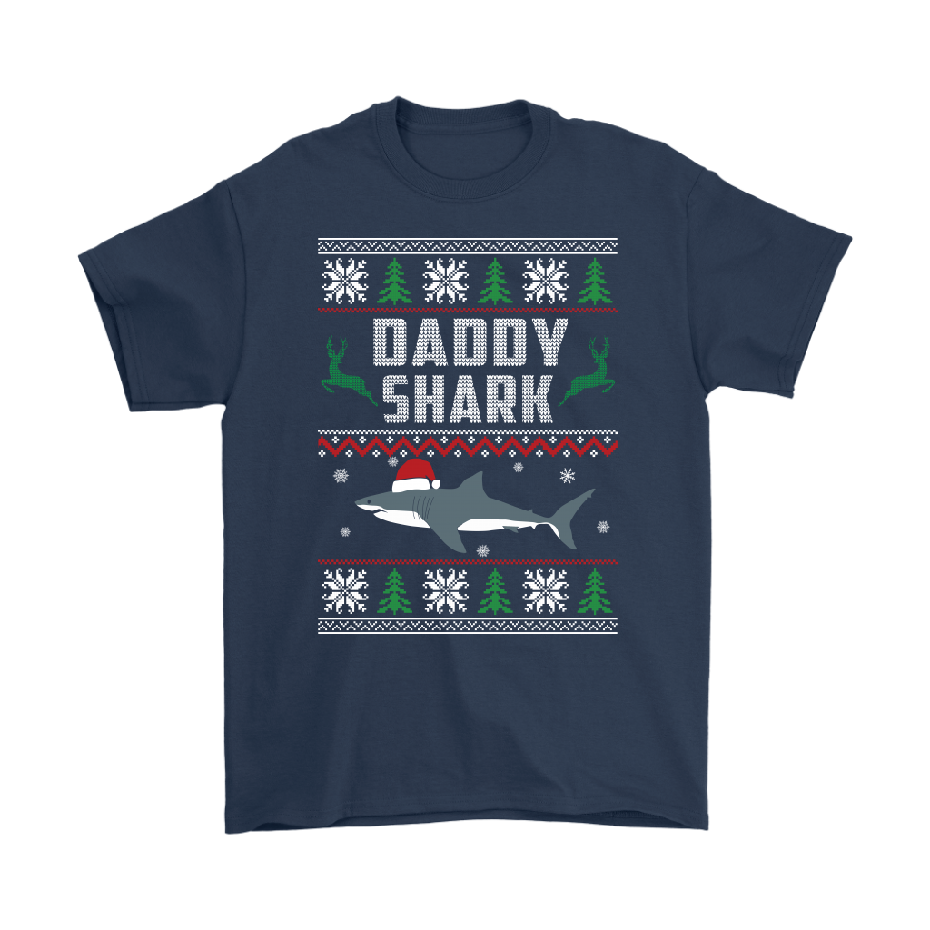Mens Daddy Shark Doo Doo Doo T-Shirt - Matching Family Funny T Shirt