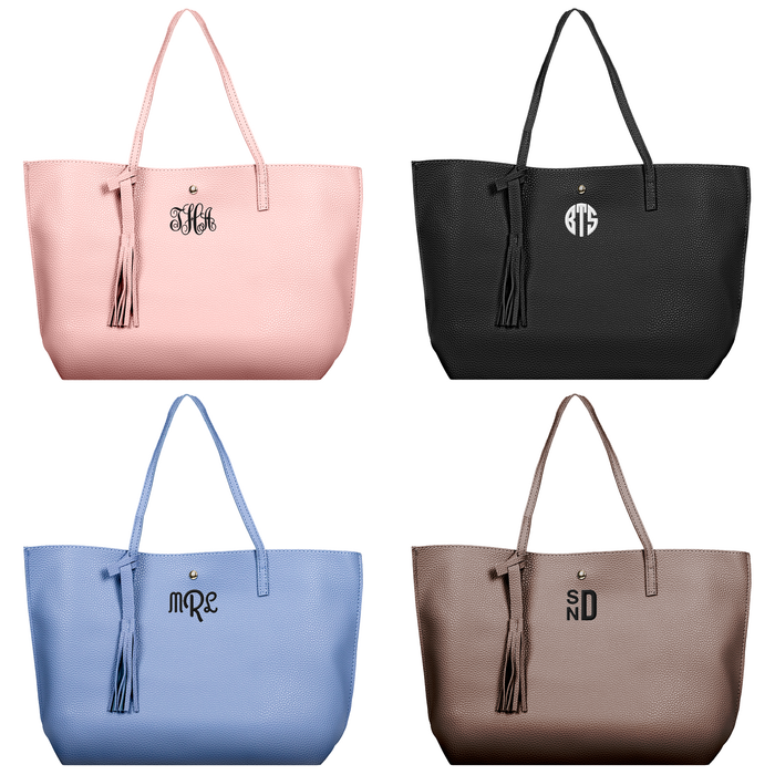 Perfect gift - Vegan Faux Leather Monogram Handbags for Mother’s Day, birthdays, and any gift-giving occasion.
