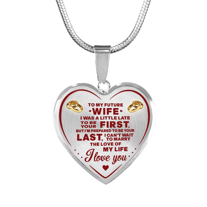 To My Wife  Gifts- Valentine's Day Gift - Luxury Necklace Novelty Bangle - Wedding Anniversary Birthday Presents From Husband