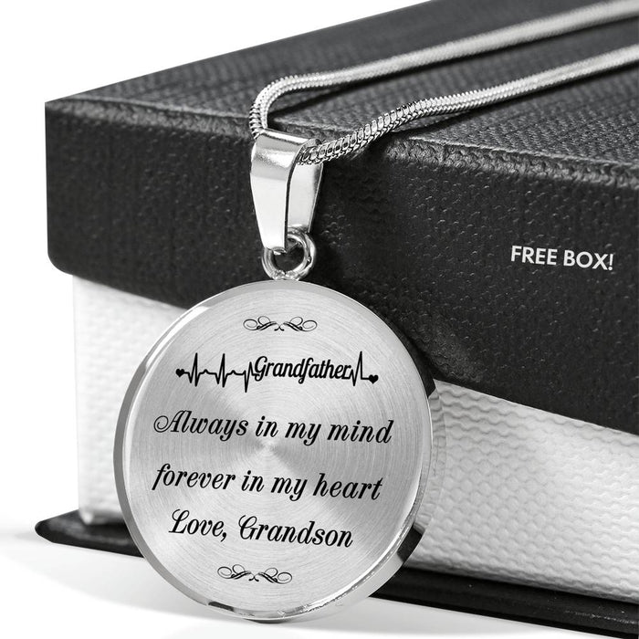 Great Gift ideas -  Always In My Mind Forever In My Heart Luxury Necklace Gift For Xmas Birthday