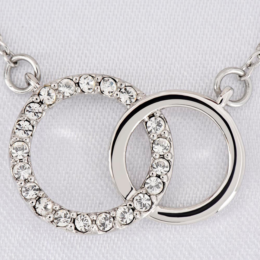 To My Daughter In Law Gift from Mother in Law - Perfect Pair Necklace for Bonus Daughter