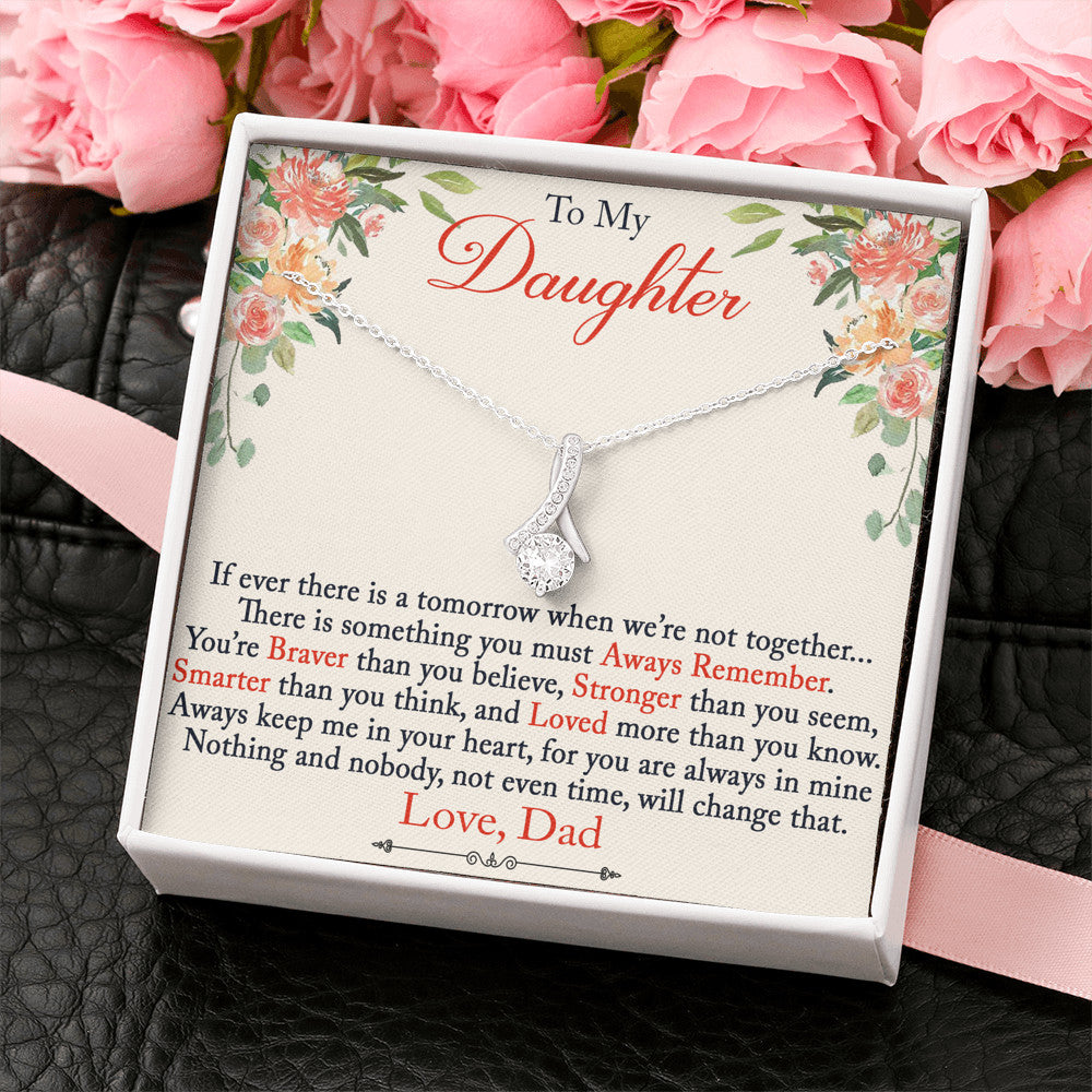 To My Daughter Birthday Gift - Inspirational Unique Novelty Alluring Necklace For Little Girl