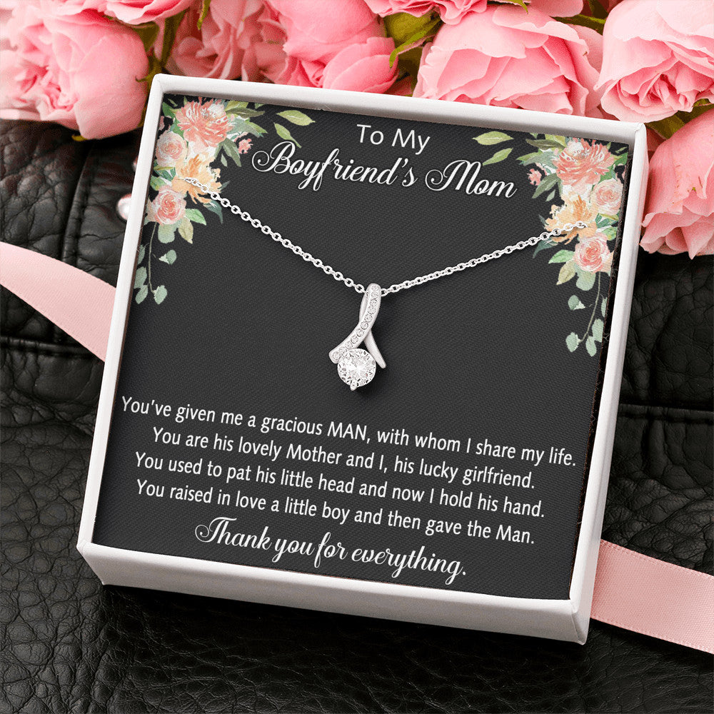 Boyfriends Mom Birthday Gift Alluring Beauty Necklace Chain for Mother's Day or Special Occasion