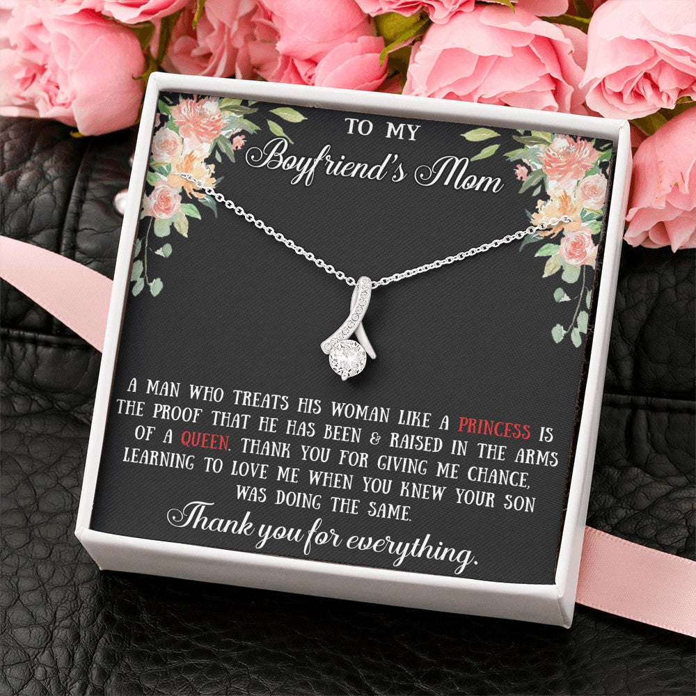 Boyfriends Mom Gift Alluring Beauty Necklace Chain for Birthday Mother's Day or any Special Occasion