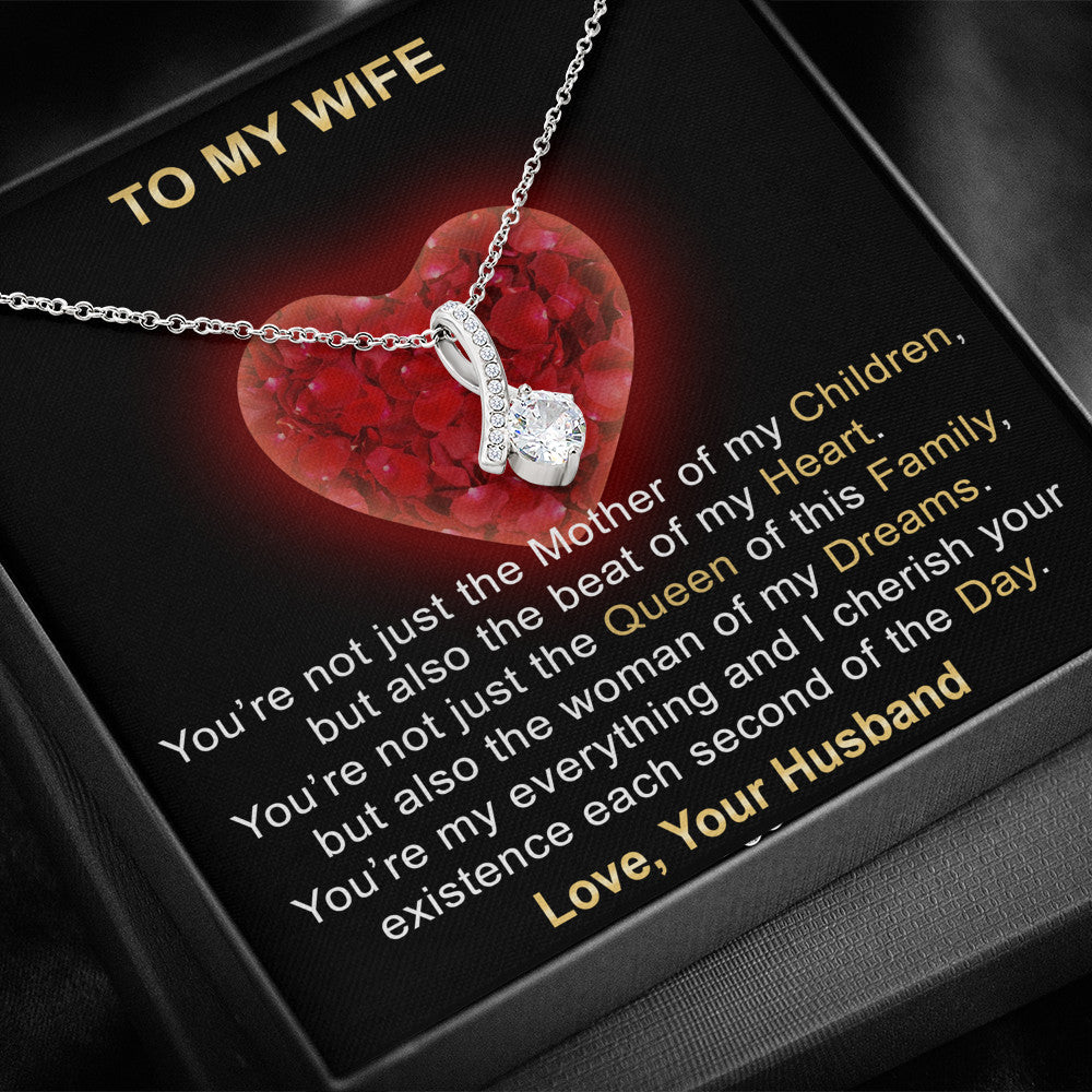 To My Wife Gift - Luxury Alluring Beauty Necklace Chain for Wife from Husband