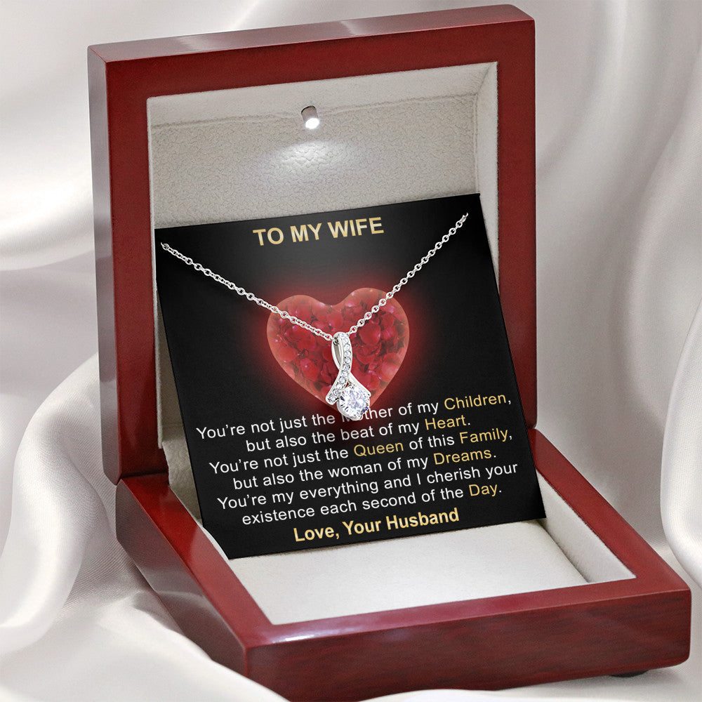 To My Wife Gift - Luxury Alluring Beauty Necklace Chain for Wife from Husband