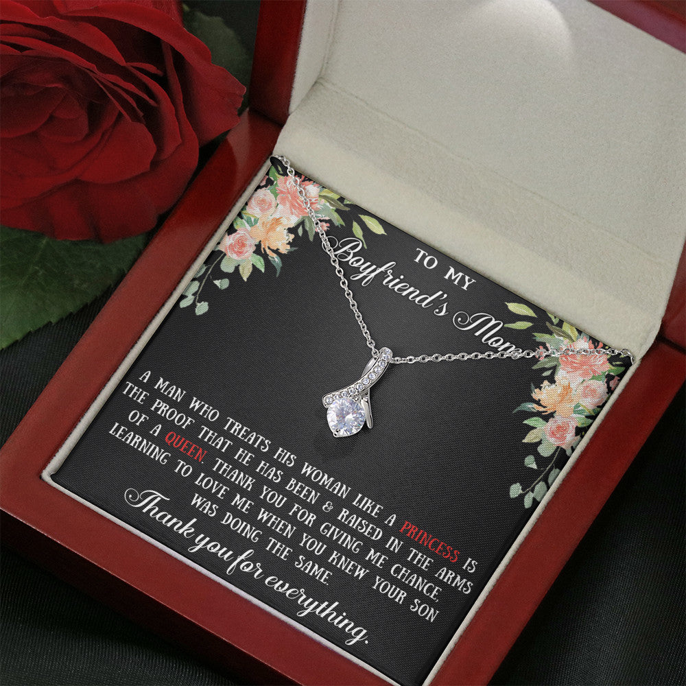 Boyfriends Mom Gift Alluring Beauty Necklace Chain for Birthday Mother's Day or any Special Occasion