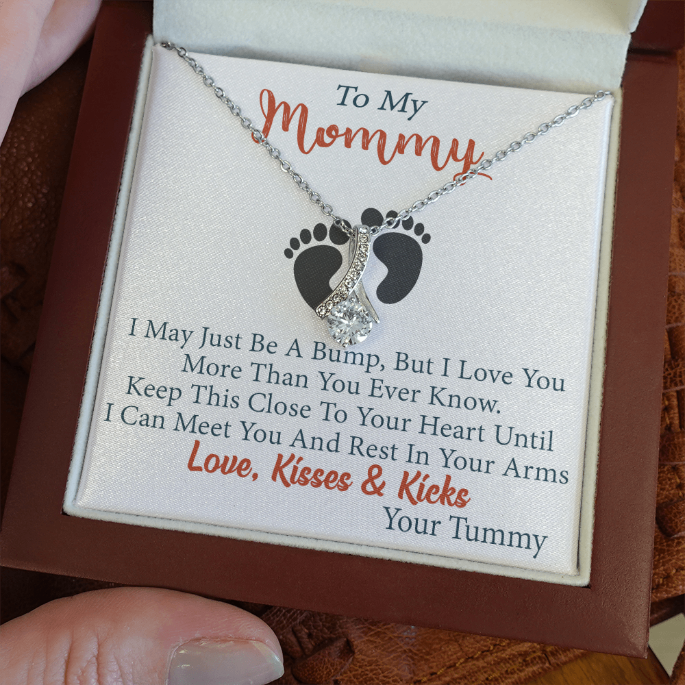 To My New Mom Beautiful Alluring Necklace Gift for New Mom in Hospital Pregnancy Gift for First Time Mom