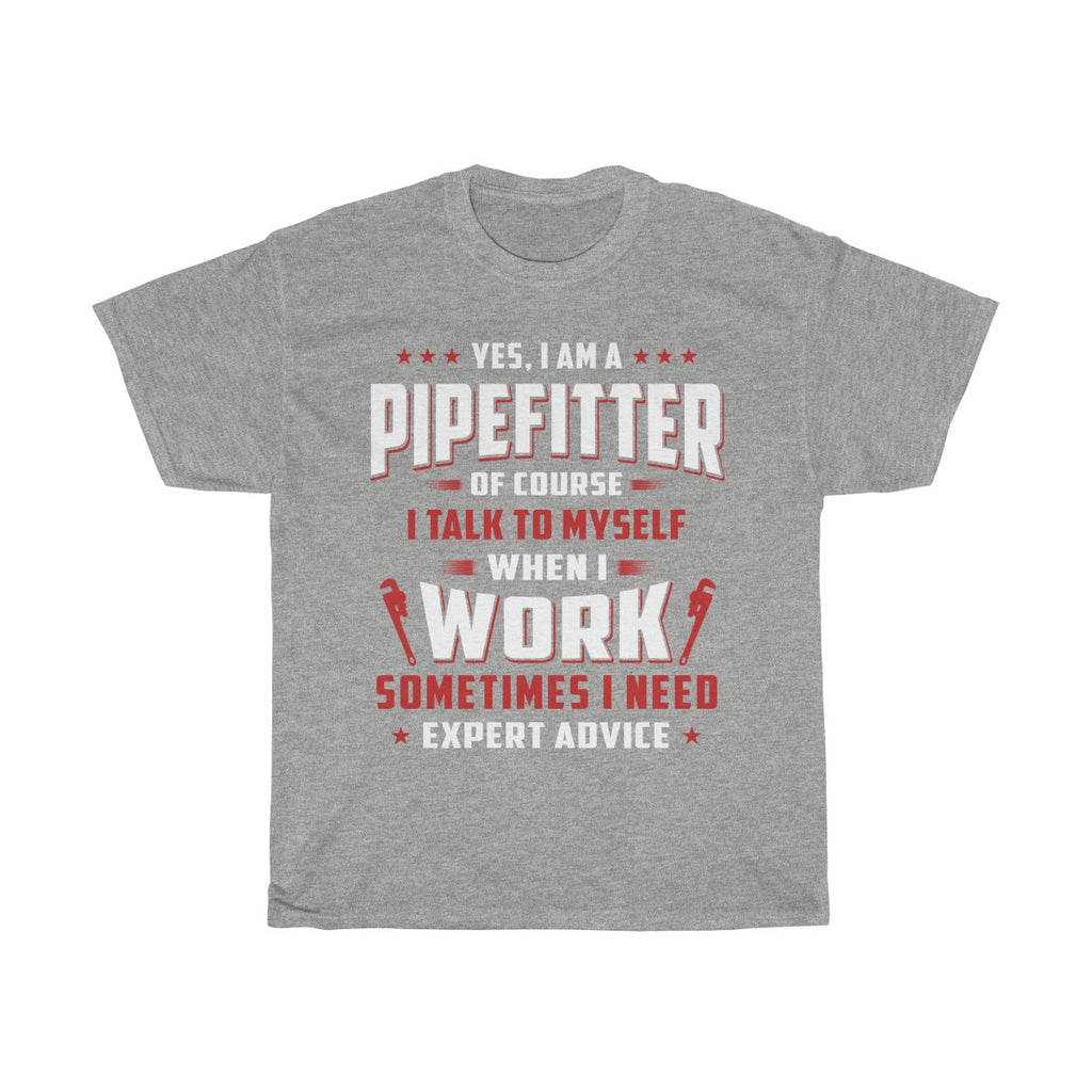 Proud Father Tee Shirt - Yes, I Am A Pipefitter Funny T Shirt for Dad Grandpa Uncle Brother