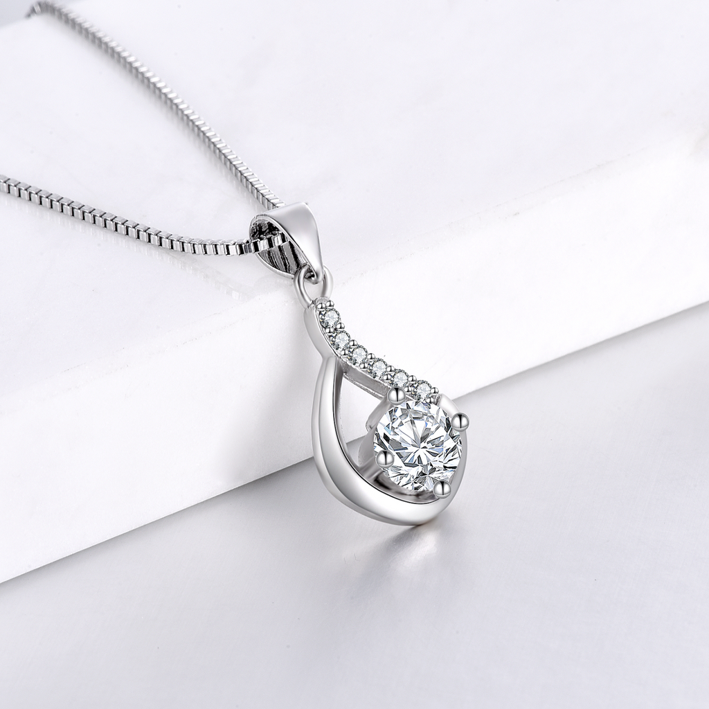 To My Bonus Daughter Love Gift Luxury Love Drop Necklace For Step Daughter