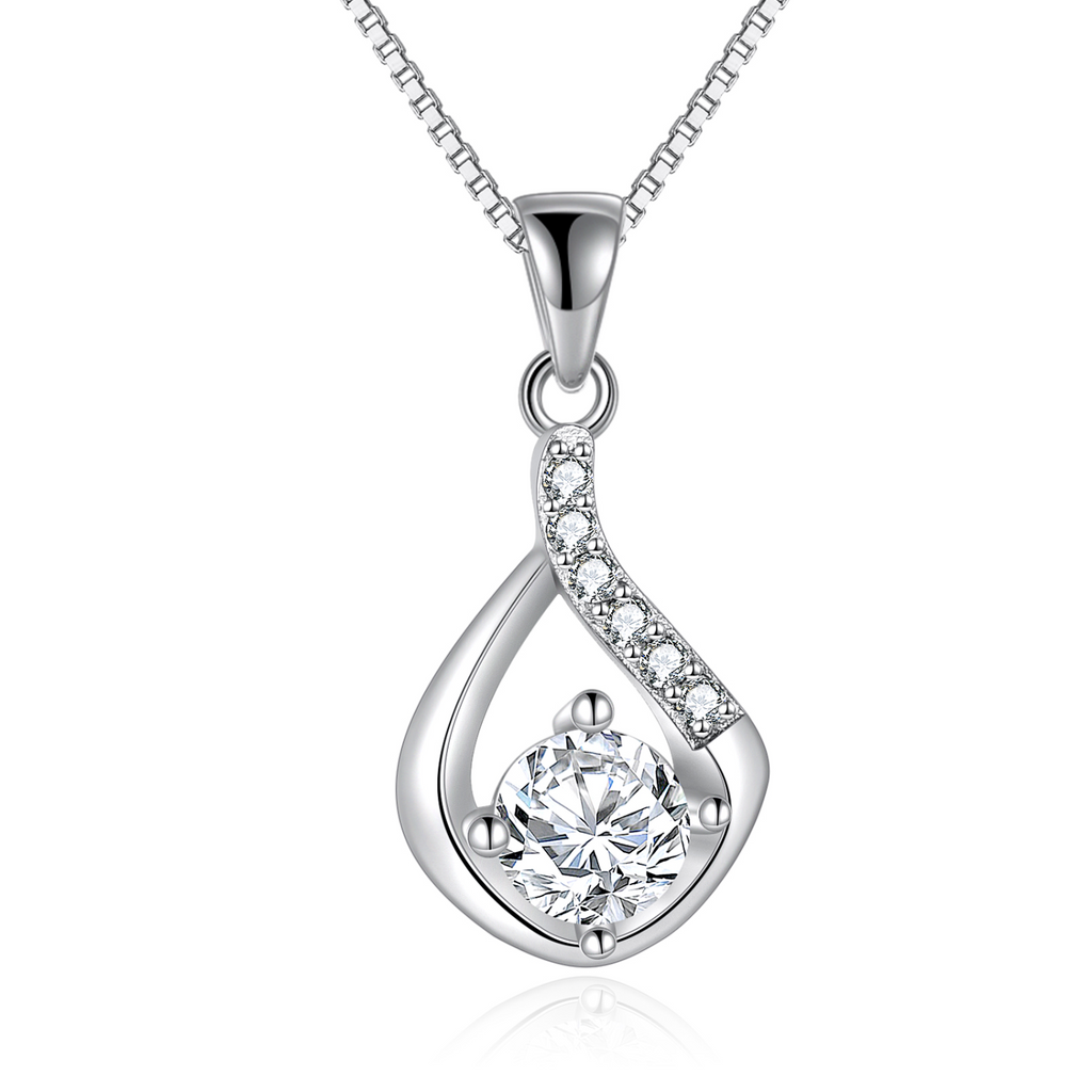 To My Bonus Daughter Love Gift Luxury Love Drop Necklace For Step Daughter
