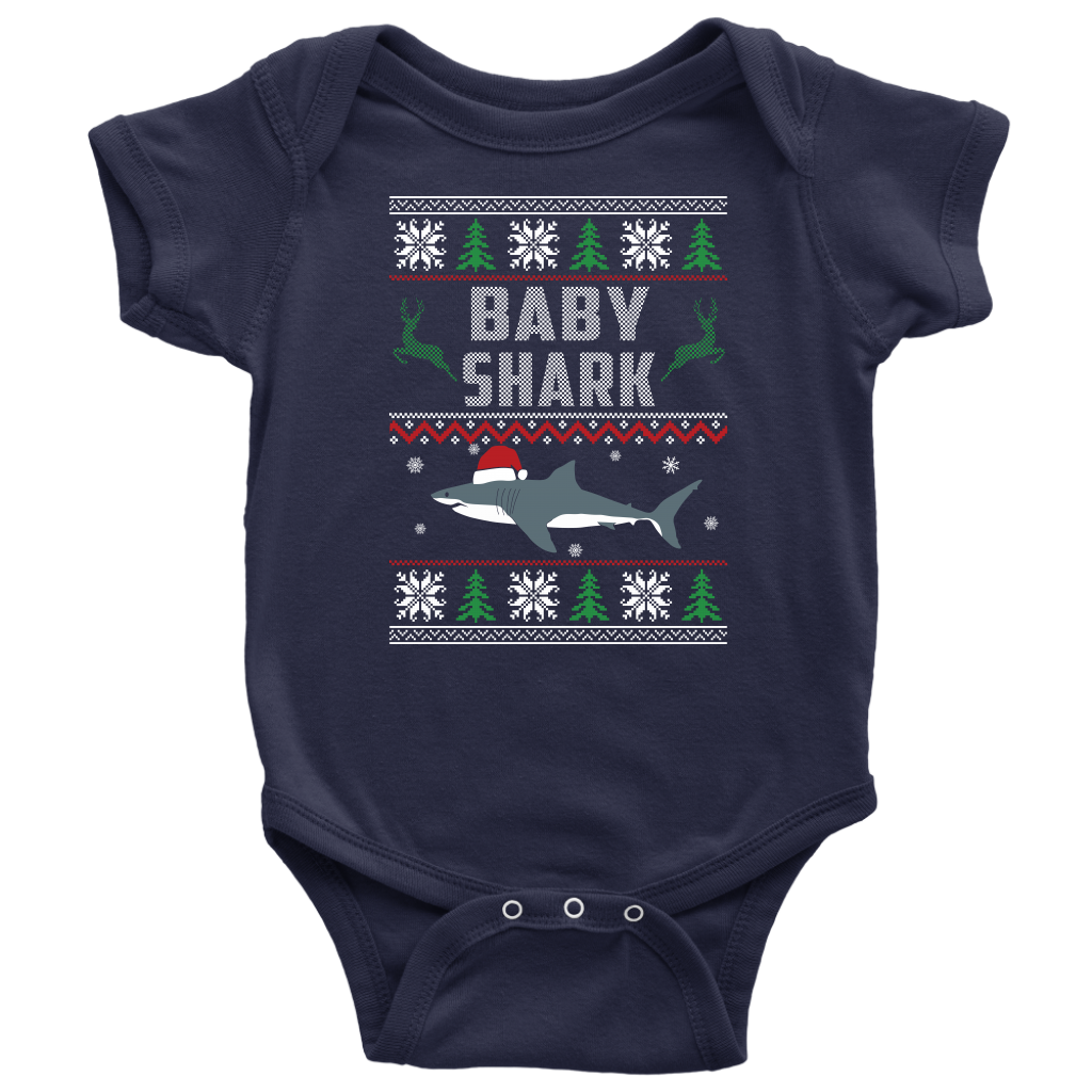 Christmas Gift - Baby Shark Doo Doo Doo Matching Family Funny Baby Bodysuit