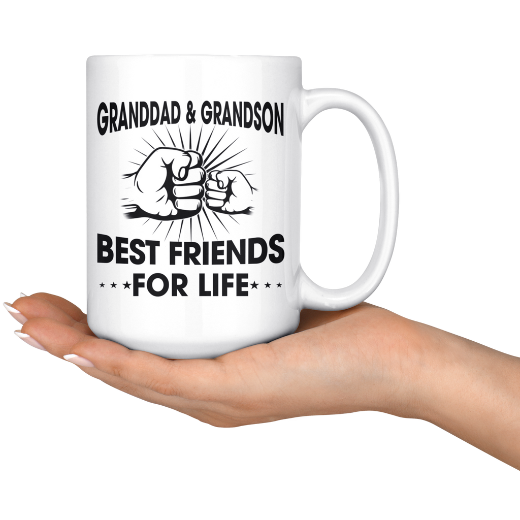 Great Granddad Love Grandson 15 oz Coffee Mug Best Present Birthday Gift from Grandfather