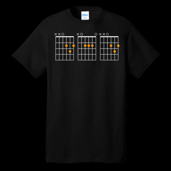 Father's Day Gift Dad Guitar Chords T-Shirts Guitarist Tee Guitar Player Shirts (133428718367)