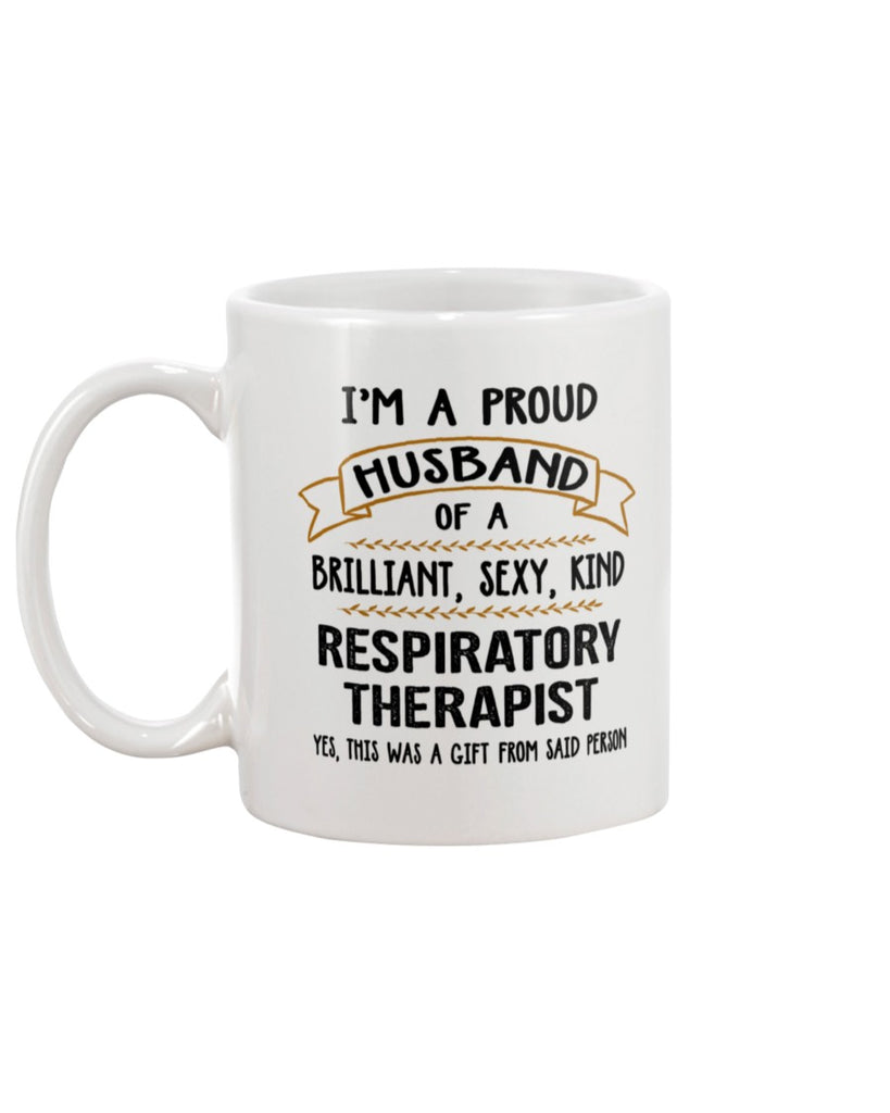 Healthcare Practitioner Gifts - Respiratory Therapist Gift - Husband Coffee Mug (133372494748)