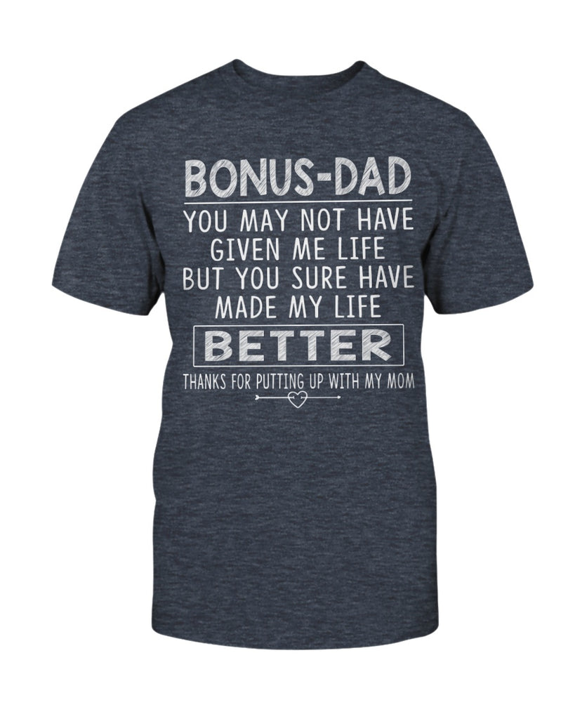To My Step-dad Tee Gift Best Step-father T-shirt Bonus Dad Step Dad Father's Day (133425393013)