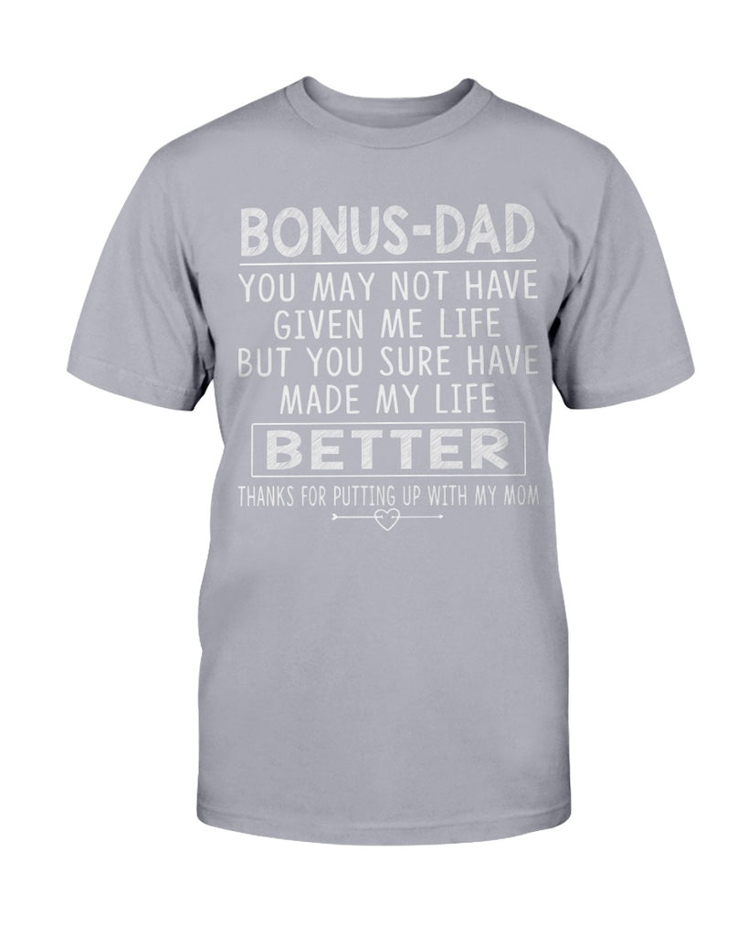 To My Step-dad Tee Gift Best Step-father T-shirt Bonus Dad Step Dad Father's Day (133425393013)