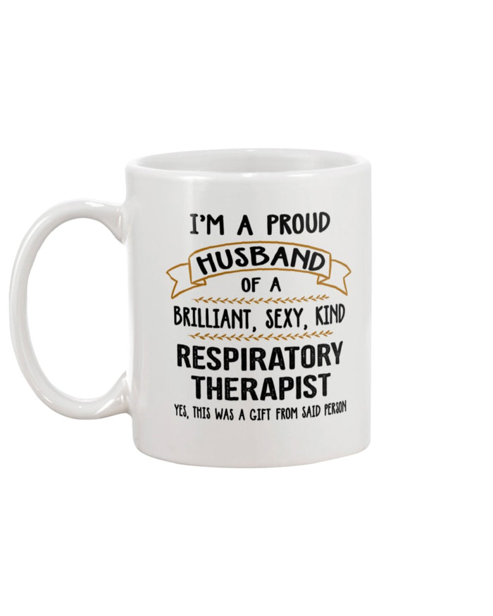 Healthcare Practitioner Gifts - Respiratory Therapist Gift - Husband Coffee Mug (133372494748)